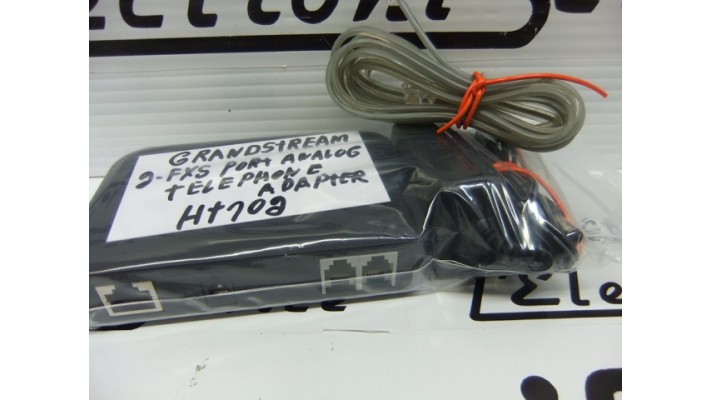 Grandstream HT702  2-FXS port analog telephone adaptor .
